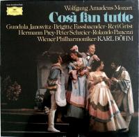 Wolfgang Amadeus Mozart - Gundula Janowitz • Brigitte Fassbaender • Reri Grist • Hermann Prey • Peter Schreier • Rolando Panerai, Wiener Philharmoniker, Karl Böhm - Così Fan Tutte (3LP, w/ booklet, Club Edition, Box Set)