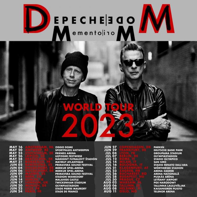DEPECHE MODE объявил тур на 2023 год DEPECHE MODE объявил тур на 2023 год