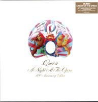 Queen – A Night At The Opera - 50th Anniversary Edition (LP, Album, RE, Crystal Clear, Heavyweight 180 Gram)