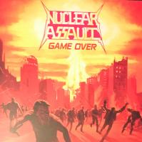 Nuclear Assault - Game Over (LP, Album, Ltd, RE, Clear W/ Orange Splatter)