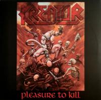 Kreator – Pleasure To Kill (LP, Album, Ltd, RE, Clear with Red Splatter)