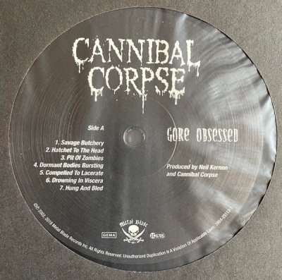 Cannibal Corpse - Gore Obsessed (LP, Album, RE, RM)