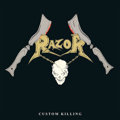 Razor – Custom Killing (LP, Album, RE, RM)