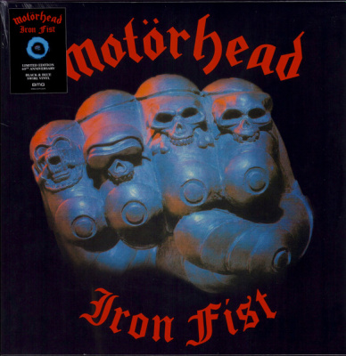 Motorhead - Iron Fist (LP, Album, Ltd, RE, Blue & Black Swirl, 40th Anniversary)