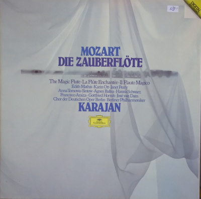 Wolfgang Amadeus Mozart, Herbert von Karajan - Die Zauberflöte (3LP + 12" Single, Club, Box Set)
