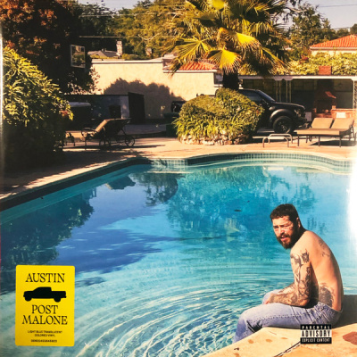 Post Malone – Austin (2xLP, Album, Blue [Light Blue Translucent])