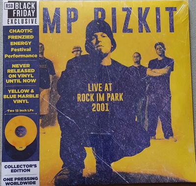 Limp Bizkit – Live At Rock Im Park 2001 (2xLP, Record Store Day, Yellow and Blue)