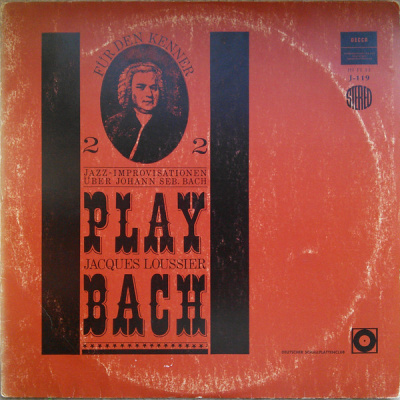 Jacques Loussier - Play Bach 2 - Für Den Kenner (Club Edition)