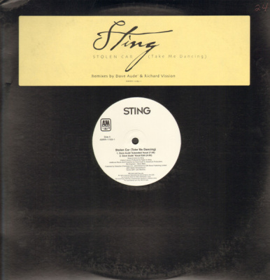 Sting – Stolen Car (Take Me Dancing)(2x12")