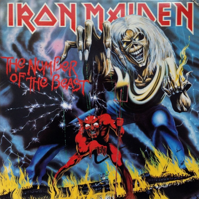 Iron Maiden - The Number of the Beast (LP, Album, RE)