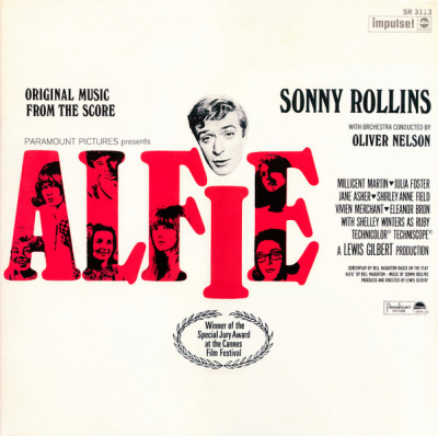 Sonny Rollins With Orchestra Conducted By Oliver Nelson – Original Music From The Score "Alfie" (LP, Album, RE, Gat)