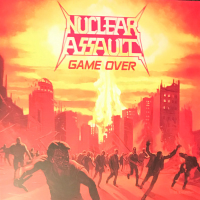 Nuclear Assault - Game Over (LP, Album, Ltd, RE, Clear W/ Orange Splatter)
