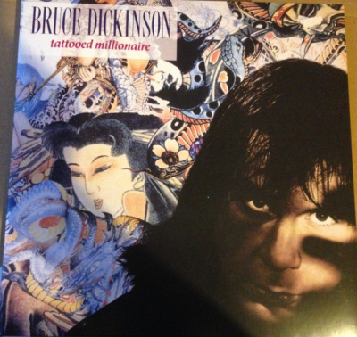 Bruce Dickinson – Tattooed Millionaire (LP, Album, RE, Gat Sleeve)