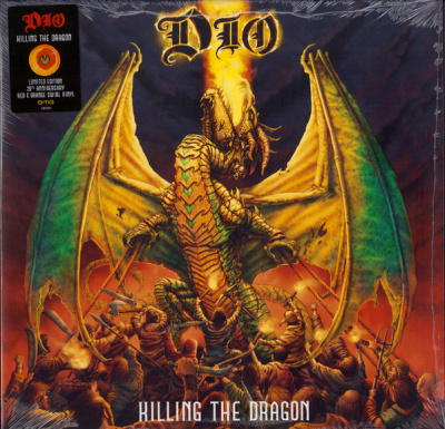 Dio – Killing The Dragon (LP, Album, Ltd, RE, RM, Red & Orange Swirl, 20th Anniversary)