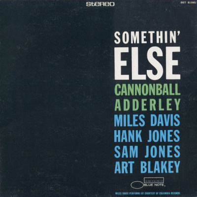 Cannonball Adderley - Somethin' Else (LP, Album, RM, RE)