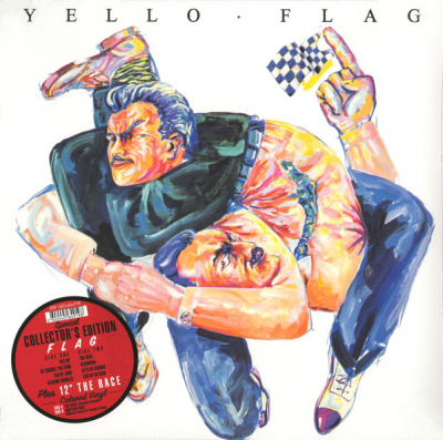 Yello – Flag / The Race (LP + 12", Album, RE, Ltd, Red Translucent)