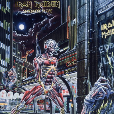 Iron Maiden – Somewhere in Time (LP, Album, RE, RM)