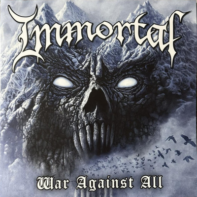 Immortal - War Against All (LP, Album, Ltd, White W/ Blue Splatter)